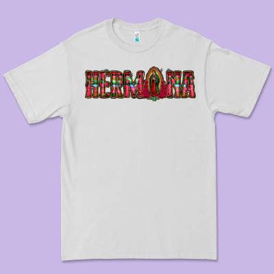 Hermana Floral Aztec Leopard Premium Tee Designed By Jasminsmagicworld