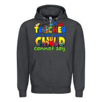 Smoke teacher can hear what a child cannot say Zipper Hoodie - CowGirlArtShop