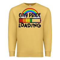 Antique Gold Gay pride loading Premium Sweatshirt - FaDigitalArtStudio