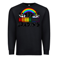 Black Gay pride loading Premium Sweatshirt - FaDigitalArtStudio
