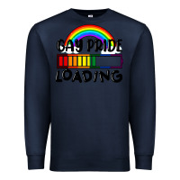 Navy Gay pride loading Premium Sweatshirt - FaDigitalArtStudio