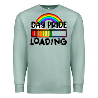 Seafoam Gay pride loading Premium Sweatshirt - FaDigitalArtStudio