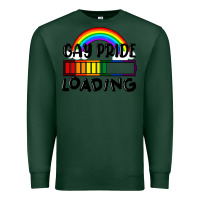 Sports Green Gay pride loading Premium Sweatshirt - FaDigitalArtStudio
