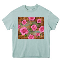 Arona Western Pink Roses Heavy Core Tee - LillyAllenDesigns
