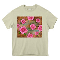 Mossy Western Pink Roses Heavy Core Tee - LillyAllenDesigns