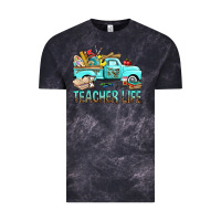 Cloud Black Teacher Life With Truck Vintage Tee - BundleAndBundleShop