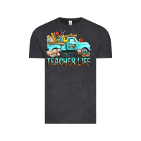 Vintage Black Teacher Life With Truck Vintage Tee - BundleAndBundleShop