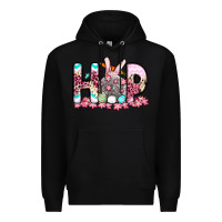 Black Easter Day Hop bunny Premium Hoodie - OliviaCreatesArt