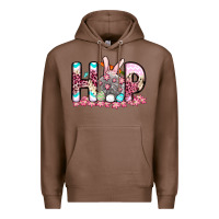 Chestnut Easter Day Hop bunny Premium Hoodie - OliviaCreatesArt