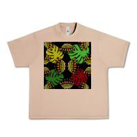 Burro african and leaf seamless pattern Urban Heavy Tee - BundleAndBundleShop