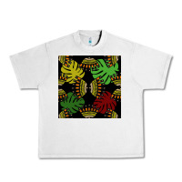 Lunar Rock african and leaf seamless pattern Urban Heavy Tee - BundleAndBundleShop