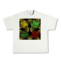 Pistachio african and leaf seamless pattern Urban Heavy Tee - BundleAndBundleShop