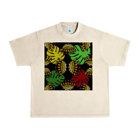 Sandshell african and leaf seamless pattern Urban Heavy Tee - BundleAndBundleShop