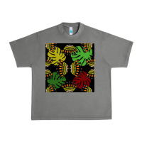 Tornado african and leaf seamless pattern Urban Heavy Tee - BundleAndBundleShop