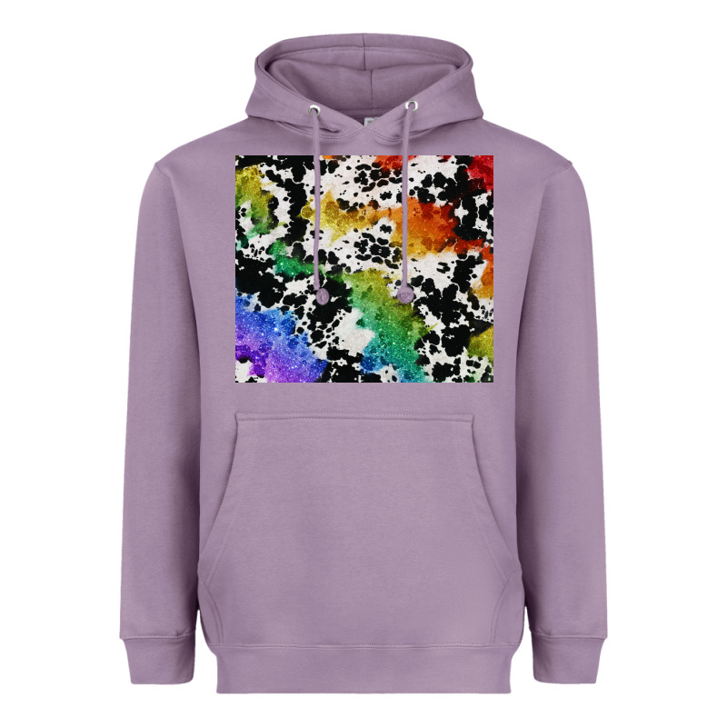 Rainbow Pride Cowhide Tumbler Heavyweight Hoodie by FaDigitalArtStudio | Teevron
