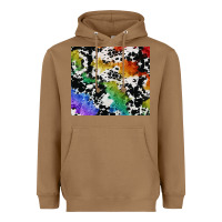Toasted Coconut rainbow pride cowhide tumbler Heavyweight Hoodie - FaDigitalArtStudio