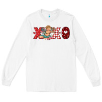 White xoxo cupid Long Sleeve Tee - RanaPortraitStore
