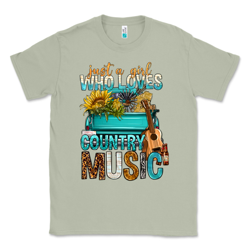 Just A Girl Who Loves Country Music Classic Tee by BundleAndBundleShop | Teevron