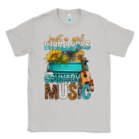 Moon Dust Just A Girl Who Loves Country Music Classic Tee - BundleAndBundleShop