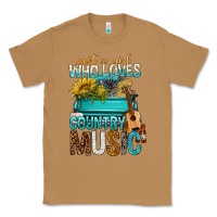 Toasted Coconut Just A Girl Who Loves Country Music Classic Tee - BundleAndBundleShop