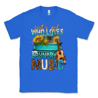 True Royal Just A Girl Who Loves Country Music Classic Tee - BundleAndBundleShop