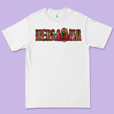 Hermana Floral Aztec Leopard Premium Tee Designed By Jasminsmagicworld