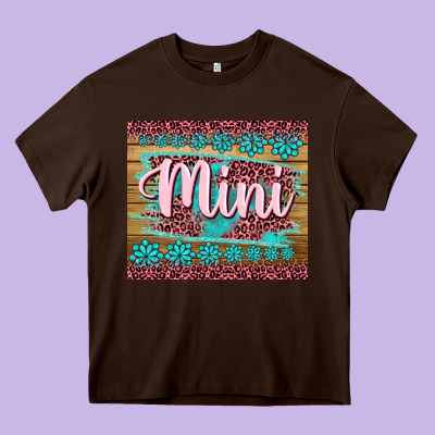 Western Mother's Day Mini Heavy Core Tee Designed By Barkaloodesign