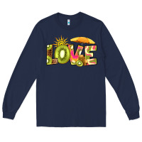 Navy love kiwi Long Sleeve Tee - RanaPortraitStore