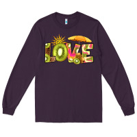 Plum love kiwi Long Sleeve Tee - RanaPortraitStore