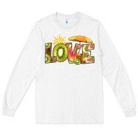 White love kiwi Long Sleeve Tee - RanaPortraitStore