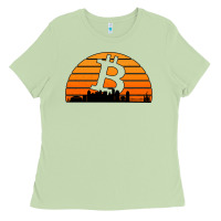 Matcha bitcoin new orleans retro sunset Ladies Tee - Jasminsmagicworld
