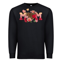Black Valentine's day mom Mother's Day Premium Sweatshirt - FaDigitalArtStudio