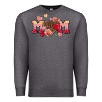 Charcoal Heather Valentine's day mom Mother's Day Premium Sweatshirt - FaDigitalArtStudio