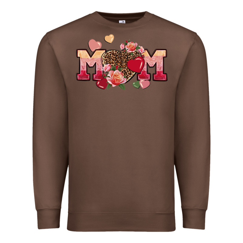 Valentine's Day Mom Mother's Day Premium Sweatshirt by FaDigitalArtStudio | Teevron