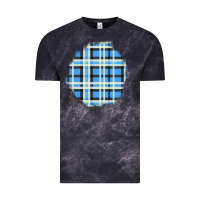 Cloud Black Winter Tartan Patch Vintage Tee - BundleAndBundleShop