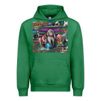 Emerald easter Urban Hoodie - CowhideDigitalArt