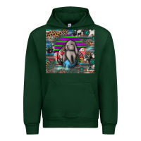 Forest Green easter Urban Hoodie - CowhideDigitalArt