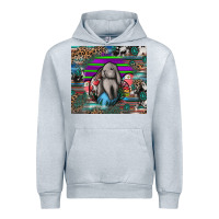 Heather Grey easter Urban Hoodie - CowhideDigitalArt