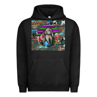 Pigment Black easter Urban Hoodie - CowhideDigitalArt