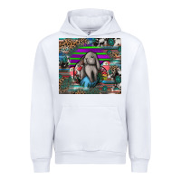 White easter Urban Hoodie - CowhideDigitalArt