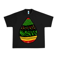 Black teardrop african pattern Urban Heavy Tee - BundleAndBundleShop