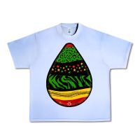 Grape Ice teardrop african pattern Urban Heavy Tee - BundleAndBundleShop
