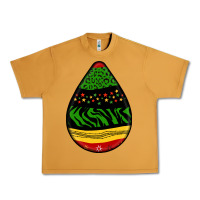 Peanut Butter teardrop african pattern Urban Heavy Tee - BundleAndBundleShop
