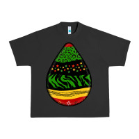 Pigment Black teardrop african pattern Urban Heavy Tee - BundleAndBundleShop