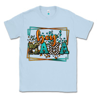 Dusty Blue leopard camo boy mama Mother's Day Classic Tee - LillyAllenDesigns
