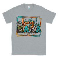 Heather Grey leopard camo boy mama Mother's Day Classic Tee - LillyAllenDesigns