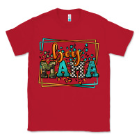 Red leopard camo boy mama Mother's Day Classic Tee - LillyAllenDesigns