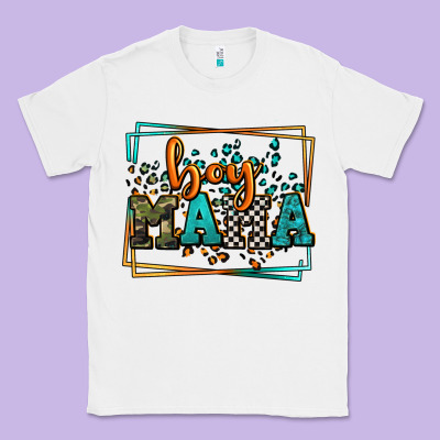 Leopard Camo Boy Mama Mother's Day Classic Tee Designed By Lillyallendesigns