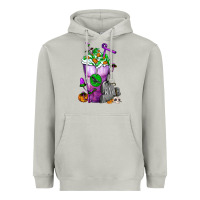 Moon Dust Halloween Cold Drink Frappe With Tombstone Heavyweight Hoodie - FaDigitalArtStudio