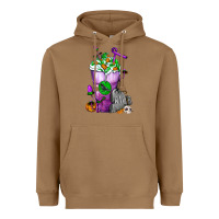 Toasted Coconut Halloween Cold Drink Frappe With Tombstone Heavyweight Hoodie - FaDigitalArtStudio